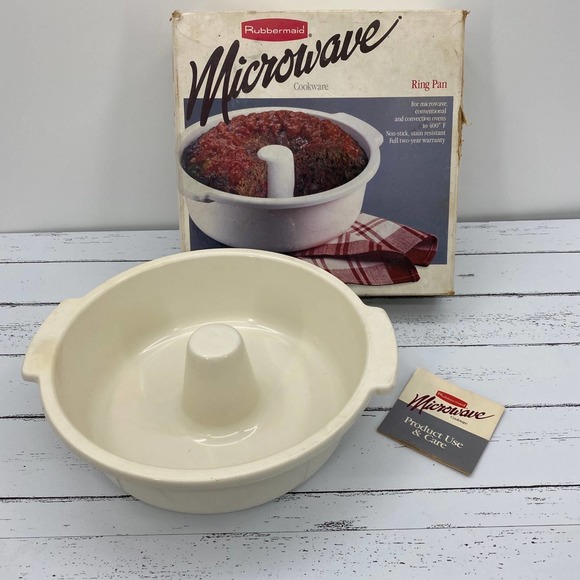 Rubbermaid Kitchen Vintage Rubbermaid 2 Quart Ring Pan Microwave